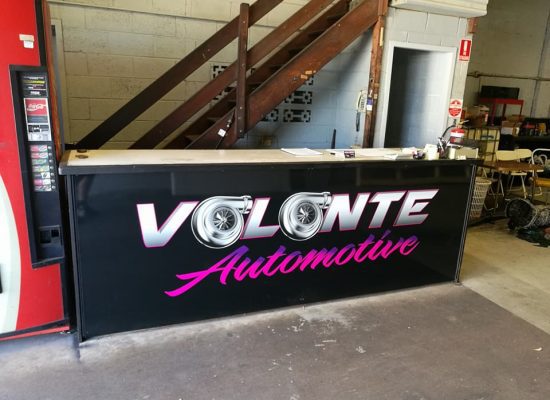 Volonte Automotive - Counter Signage
